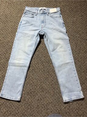 Hollister Light Blue Straight Jeans Mens 28x28 New with Tags